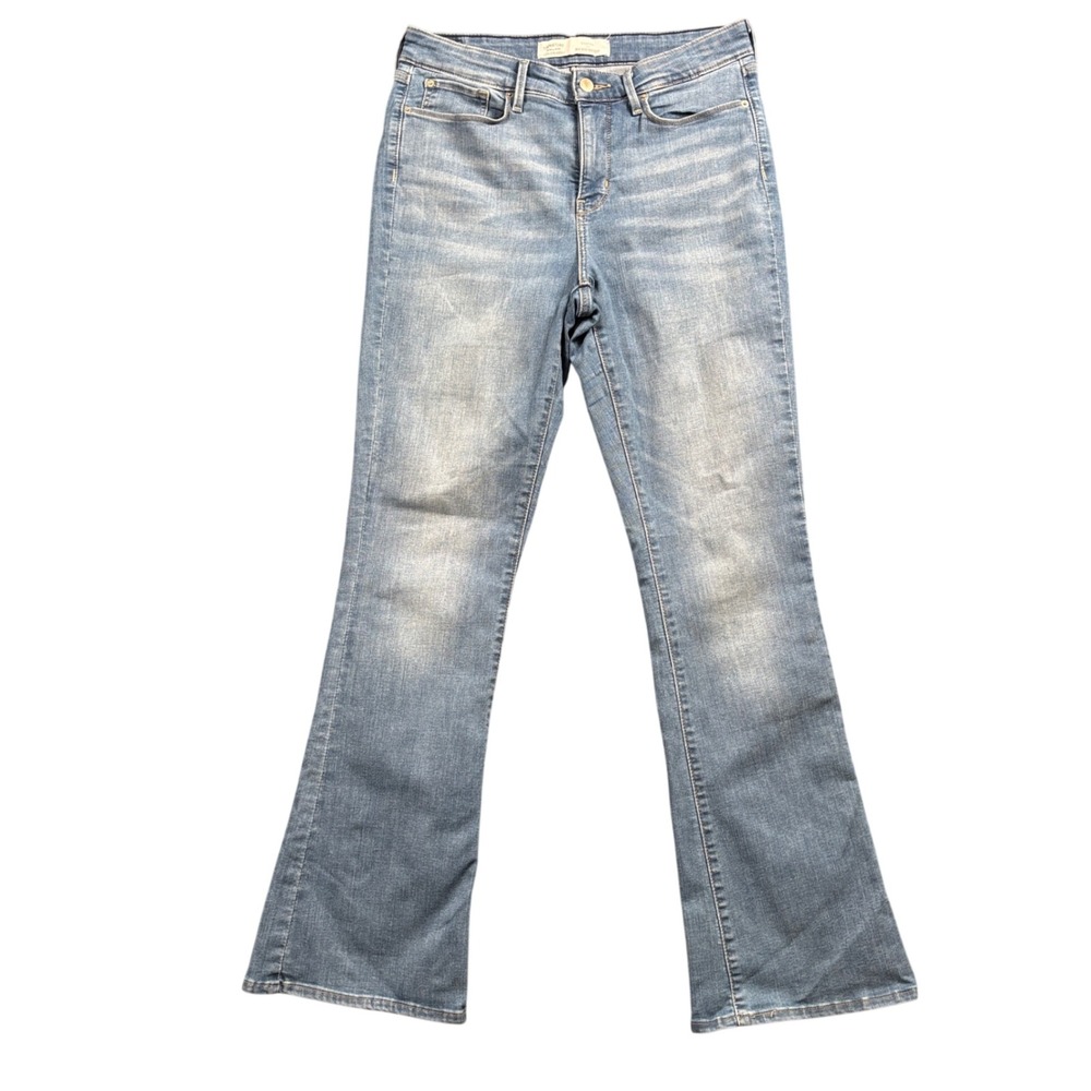 Levi Strauss Shaping Bootcut Jean Y2K Low Rise Light Wash Flare Western Women 10